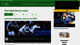 What Football-addict.com website looked like in 2019 (5 years ago)