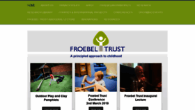 What Froebeltrust.org.uk website looked like in 2019 (5 years ago)