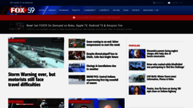 What Fox59.com website looked like in 2019 (5 years ago)