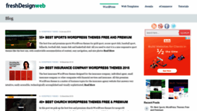 What Freshdesignweb.com website looked like in 2019 (5 years ago)