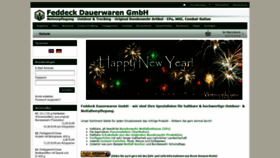 What Feddeck-dauerwaren.de website looked like in 2019 (5 years ago)