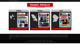 What Franceantilles.fr website looked like in 2019 (5 years ago)