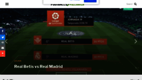 What Footballfullmatch.com website looked like in 2019 (5 years ago)