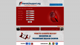 What Friends2support.org website looked like in 2019 (5 years ago)