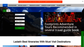 What Footprintsindia.com website looked like in 2019 (5 years ago)