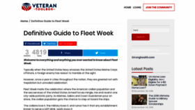 What Fleetweek.us website looked like in 2019 (5 years ago)