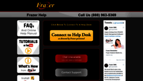 What Frazerhelp.com website looked like in 2019 (5 years ago)