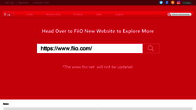 What Fiio.net website looked like in 2019 (7 years ago)