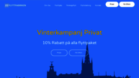 What Flyttfabriken.se website looked like in 2019 (5 years ago)