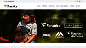 What Fanaticsinc.com website looked like in 2019 (5 years ago)