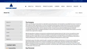 What Fortunegroup.org.in website looked like in 2019 (5 years ago)