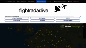 What Flightradar.live website looked like in 2019 (5 years ago)