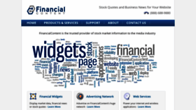 What Financialcontent.com website looked like in 2019 (5 years ago)