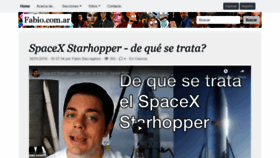 What Fabio.com.ar website looked like in 2019 (6 years ago)