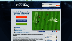 What Footstar.org website looked like in 2019 (5 years ago)