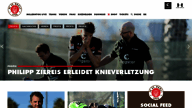 What Fcstpauli.com website looked like in 2019 (5 years ago)