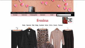 What Femina.dk website looked like in 2019 (5 years ago)