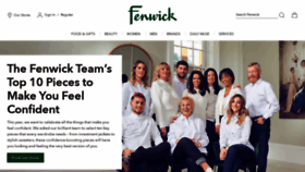 What Fenwick.co.uk website looked like in 2019 (5 years ago)
