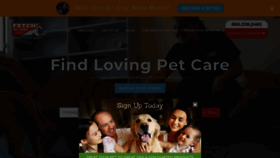 What Fetchpetcare.com website looked like in 2019 (5 years ago)