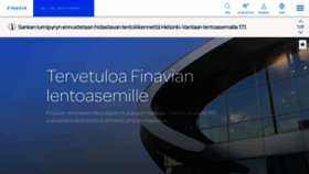 What Finavia.fi website looked like in 2019 (5 years ago)