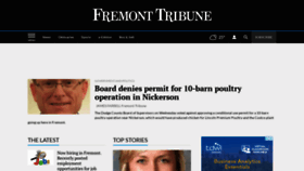 What Fremonttribune.com website looked like in 2019 (5 years ago)
