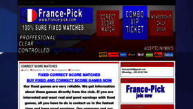 What France-pick.com website looked like in 2019 (5 years ago)