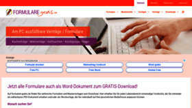 What Formulare-gratis.de website looked like in 2019 (5 years ago)