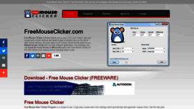 What Freemouseclicker.com website looked like in 2019 (5 years ago)