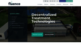 What Fluencecorp.com website looked like in 2019 (5 years ago)
