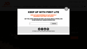 What Firstlite.com website looked like in 2019 (5 years ago)