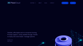 What Flexicloud.in website looked like in 2019 (5 years ago)