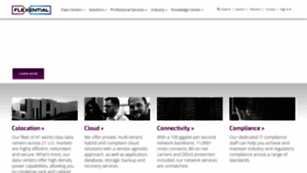 What Flexential.com website looked like in 2019 (5 years ago)