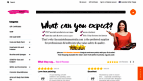 What Facepaintshopaustralia.com website looked like in 2019 (5 years ago)