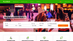 What Flixbus.es website looked like in 2019 (5 years ago)