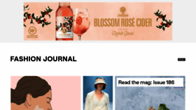 What Fashionjournal.com.au website looked like in 2019 (5 years ago)