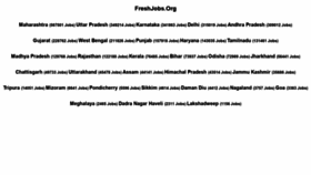 What Freshjobs.org website looked like in 2019 (5 years ago)