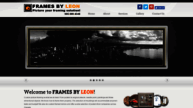 What Framesbyleon.com website looked like in 2019 (5 years ago)