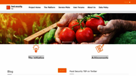 What Foodsecurity-tep.net website looked like in 2019 (5 years ago)