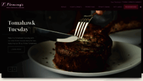 What Flemingssteakhouse.com website looked like in 2019 (5 years ago)