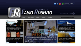 What Fabiorobertonoticias.com.br website looked like in 2019 (5 years ago)