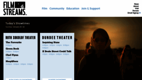 What Filmstreams.org website looked like in 2019 (6 years ago)