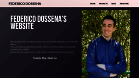 What Fdossena.com website looked like in 2019 (5 years ago)