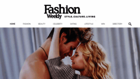 What Fashionweekly.com.au website looked like in 2019 (5 years ago)