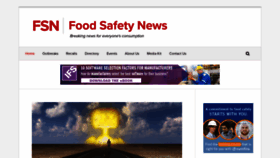 What Foodsafetynews.com website looked like in 2019 (5 years ago)