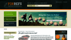What Forrefs.de website looked like in 2019 (5 years ago)