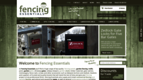 What Fencingessentials.co.uk website looked like in 2019 (5 years ago)