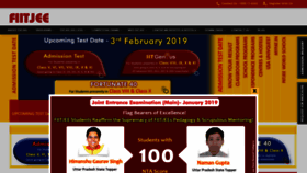 What Fiitjee.co website looked like in 2019 (6 years ago)