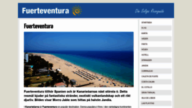 What Fuerteventura.nu website looked like in 2019 (5 years ago)