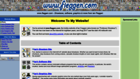 What Fieggen.com website looked like in 2019 (5 years ago)