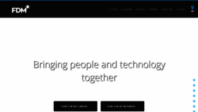 What Fdmgroup.com website looked like in 2019 (5 years ago)